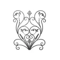 ferforje dekoratif panel