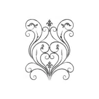 ferforje dekoratif panel